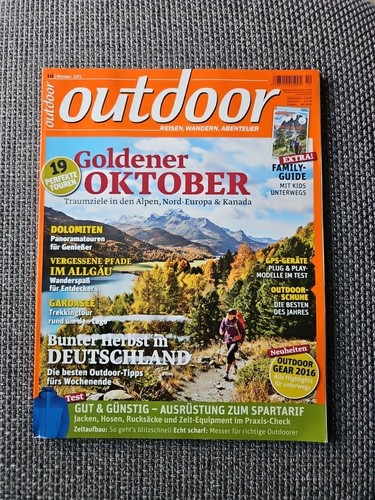 Zeitschrift outdoor oktober - zeitschrift,