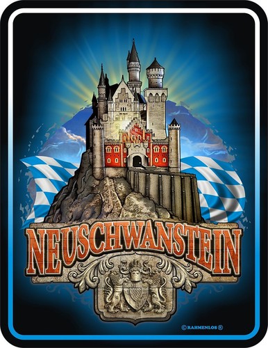Blechschild schild schloss - blechschild,