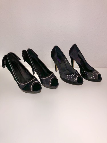 High heels peeptoes - high,