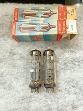 Telefunken ECL86 6GW8 NOS NIB Diamond Logo Made In Germany Matched Pair