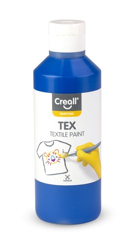 Textile fabric paint - &, blue