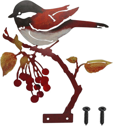 Metall vogel gartendeko - vogel,