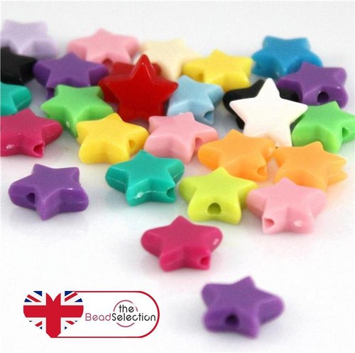 Acryl stern pony perlen 5mm - acryl,