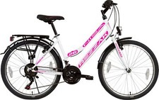 Damen Fahrrad 26 Zoll  Mädchen Fahrrad city bike 21 Gang shimano Weiss pink neu 