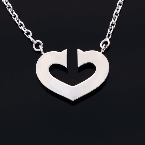 Cartier heart halskette - c,