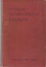 BBK_016 Knaurs Gesundheitslexikon Ausgabe 1930