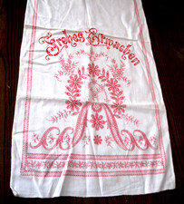 Altes Überhandtuch Spruchtuch