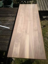 massivholzplatte nußbaum 1080x380 x20mm wohnmobil ausbau DIY Tisch regal
