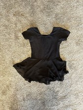 Schwarzes Balletttrikot von Bloch mit kurzem Rock, fast wie neu