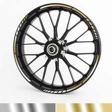 Chrom GP Felgenrandaufkleber 10"-19" Auto, Motorrad, Wohnmobil Silber Gold