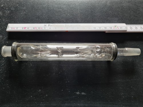 Vigreux kolonne glasmantel - vigreux-kolonne, glasmantel,