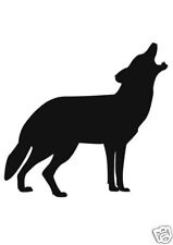 Wolf Aufkleber Sticker Auto Country Indianer m93