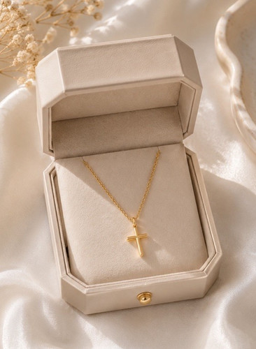 Halskette goldfarben mit