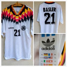 Original Adidas DFB Deutschland Trikot WM 1994 Größe XL Basler 