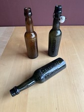 3x Aktienbrauerei Eisenach Bierflaschen DDR Glasflaschen unverkäuflich Deko Glas