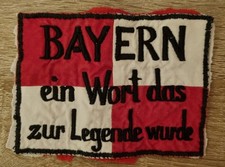 FC BAYERN MÜNCHEN AUFNÄHER "EIN WORT DAS ZUR LEGENDE WURDE" TOP sehr SELTEN