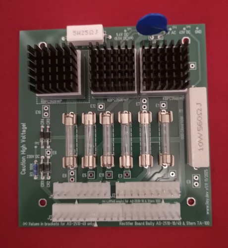 Bally flipper rectifier board - bally,