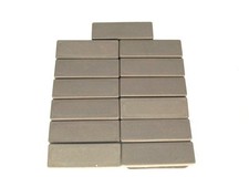 13 Stopfen für Alu Zaunelement BRAUN RAL8014 (0,58€/St)