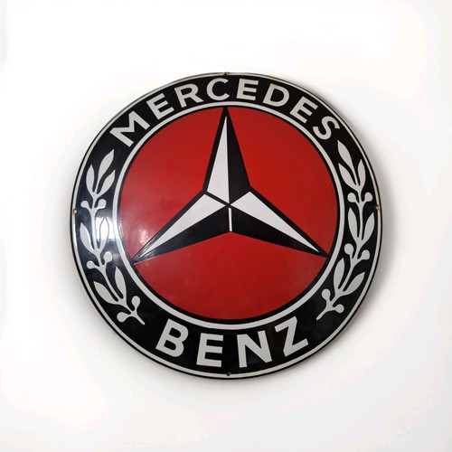 Mercedes email schild emaille - mercedes,
