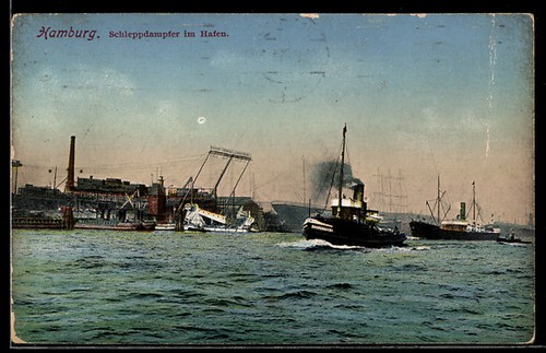 Hamburg schleppdampfer im - schleppdampfer,