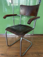Thonet B43F Freischwinger Sessel 1933 Stuhl Bauhaus