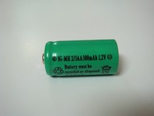 Akku Ni-MH 2/3AA 300mAh 1,2V für SOLAR-Leuchten Lampen Mignon Akkus Batterie