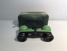 ROW Rathenow | Theastar S Opernglas Fernglas Grün mit Etui | Vintage #K8