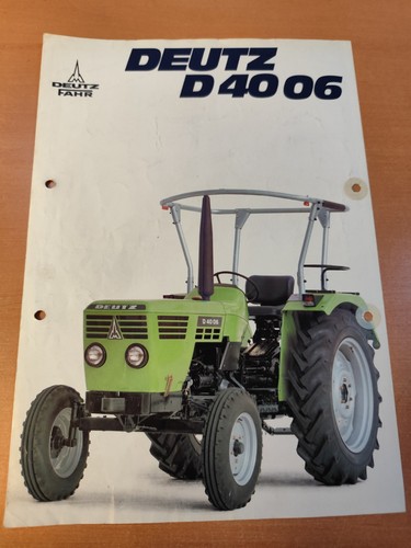 Deutz fahr d4006 prospekt - deutz,