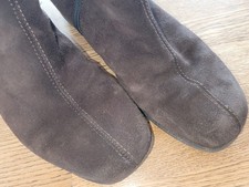 Jana by ara Stiefeletten Wi + Gr 6 Weite H -- Leder dunkelbraun -getragener Zust