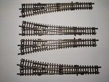 Peco Spur N Weiche Rechts, Links je 2 Stück gebraucht
