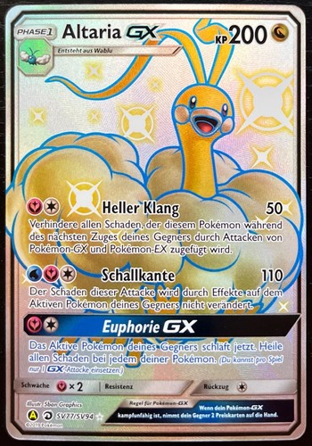 Pokémon altaria sv53 sv94 - pokémon, gx