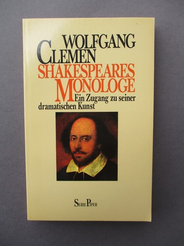 Wolfgang clemen shakespeares - wolfgang,
