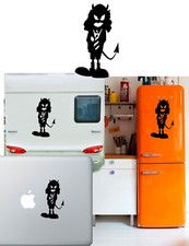 Angus Young, Vinyl Aufkleber Schnitt Karikatur ACDC