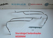 original Vespa LX LXV S Stürzbügel Stoßstange Seitenhaube chrom 602896M 
