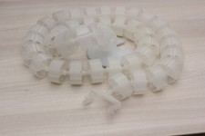 Sedus Kabelkette Kabelschlange mit Fuß, Kabelkanalklemme und 40 Verbindern