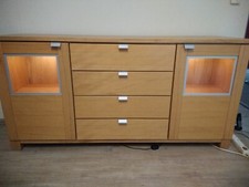 Sideboard Kernbuche furniert - teilweise massiv - Top Zustand - abzuholen Lohmar
