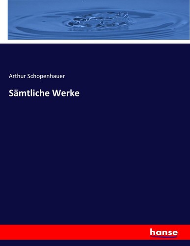 Sämtliche werke arthur - werke,