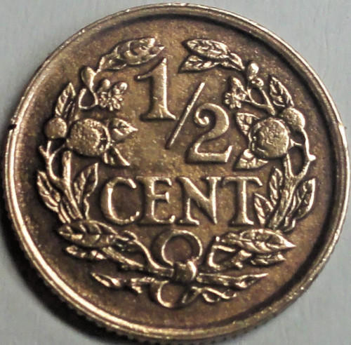 Niederlande cent 1937 - 1/2,