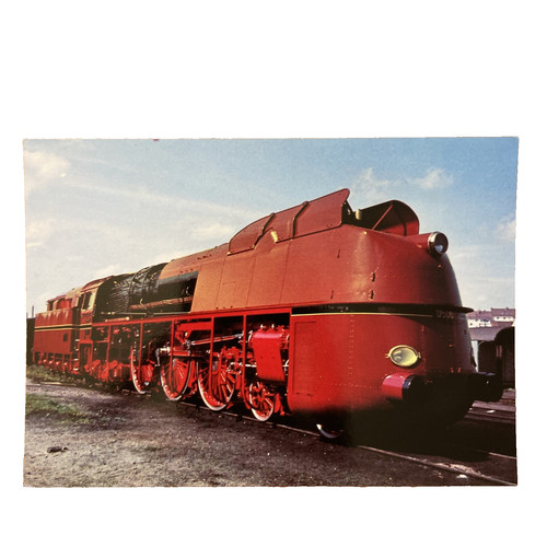 Postkarte zug eisenbahn - zug,