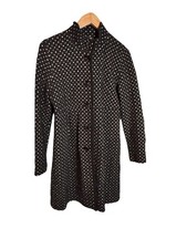 Taifun Strickmantel Schwarz Weiß M/L