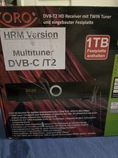 Xoro 8772 Kabel Receiver Digital HD DVB-C TWIN Tuner +1TB Festplatte TV Aufnahme