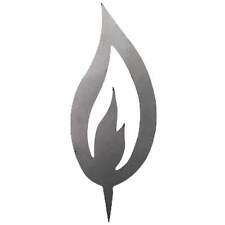 Selbstgestaltete Metall Flammen - Dekostecker Set für Holz und Garten deko