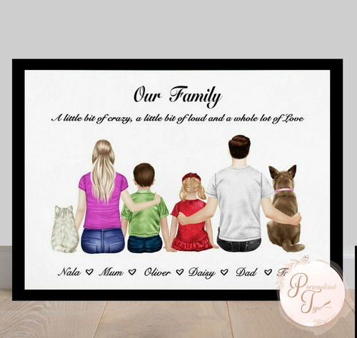Personalisierte familie wort - personalisierte,