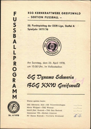 Ddr liga bsg kkw - ddr-liga,