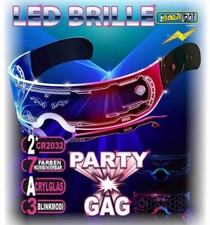Neonbrille Cyberpunk LED