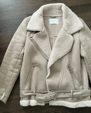 ZARA Woman Biker Jacke beige