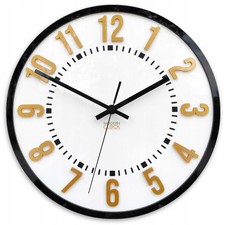 Wanduhr Retro Gold Zahlen