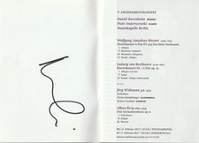 Programmheft KONZERT D