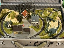 Märklin mini-club Spur z Set, 5 Lokomotiven, 19 Wagen, Trafos, Noch Kofferanlage
