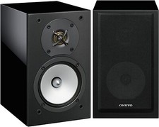 Onkyo D-175B Zweiwege-Bassreflex-Lautsprecher, für Heimkino, HiFi Anlage,Schwarz